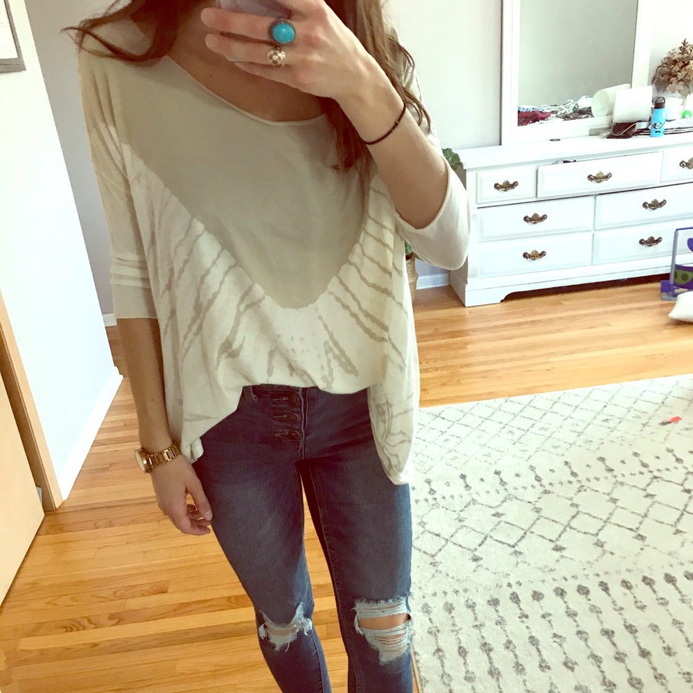 Free People tie dye top